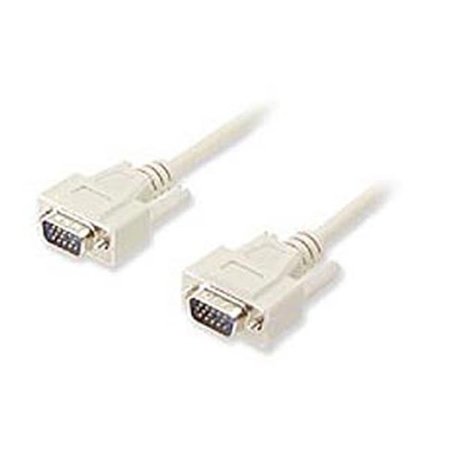 ZIOTEK INC VGA Monitor Cable DB15 Male to Male Mld 10ft 128 2220